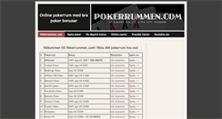 Desktop Screenshot of pokerrummen.com