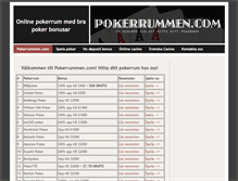Tablet Screenshot of pokerrummen.com